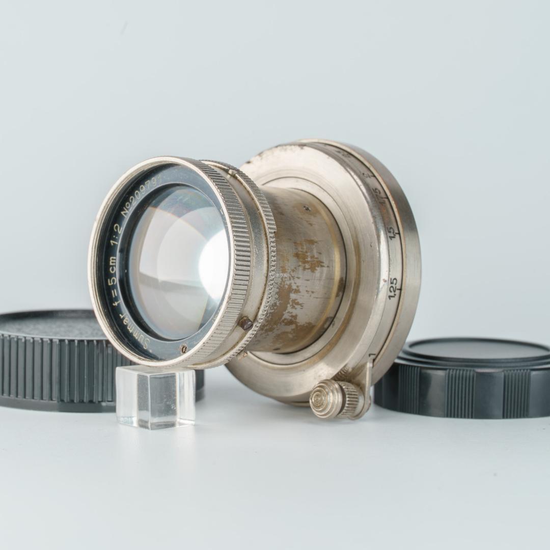 ニッケル癖玉！Leica Nickel Summar 5cm オールドレンズ