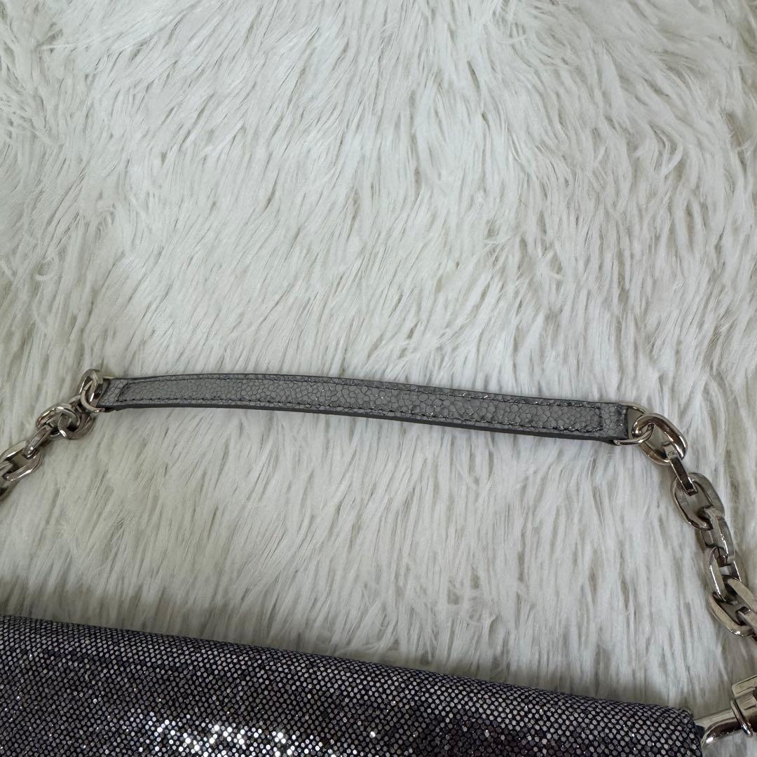 JIMMY CHOO 2way ギャラ付 スパンコール クラッチバッグ