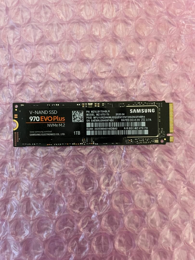 SSD 1TB NVMe SAMSUNG 内蔵型 動作保証 1125