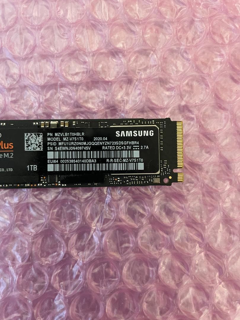 SSD 1TB NVMe SAMSUNG 内蔵型 動作保証 1125