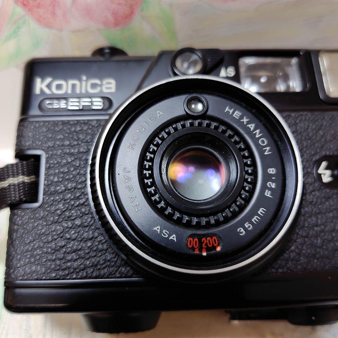 ☆☆極上級美品❕全動作確認済☆☆ KONICA C35 EF3 　ブラック