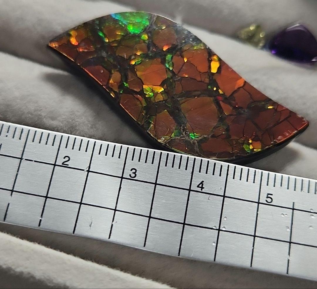 高品質！特大！天然アンモライト 30.233ct