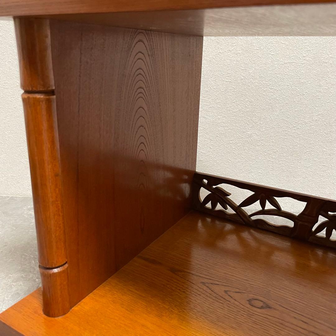 曙工芸　置き床和家具　和室置床置飾り棚 盆栽台　サイドボード 昭和レトロ