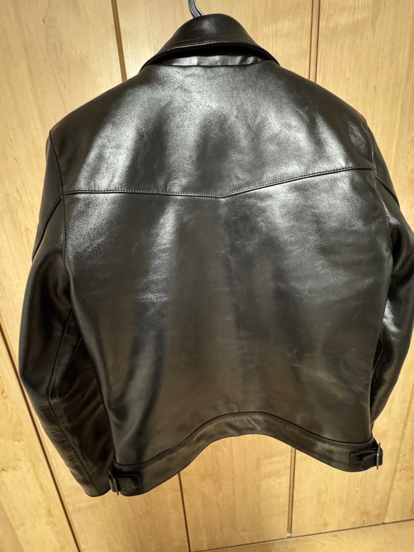 室内試着のみ⭐︎LiugooLeathers⭐︎カウハイド⭐︎シングルライダース⭐︎L