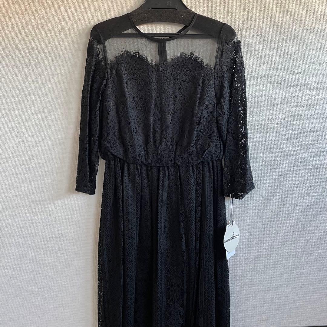 アダムエロペ　チュールパネルドレス