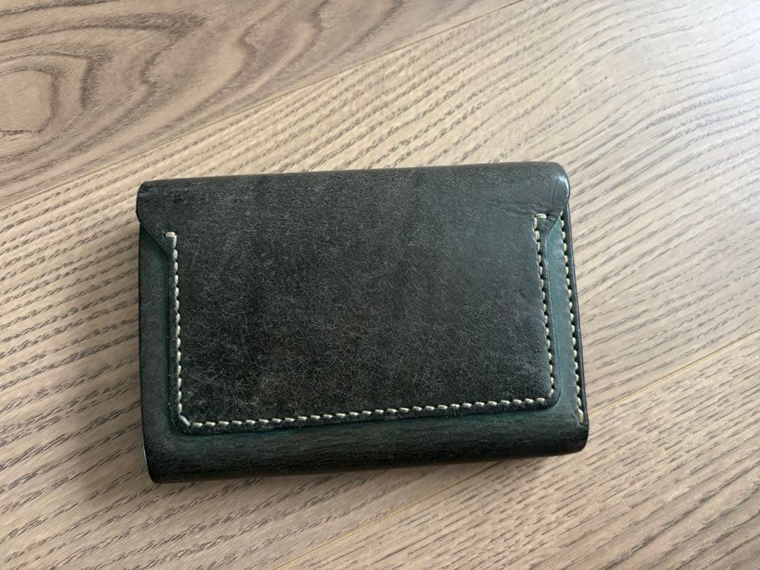 ◆MOTO／モト　手染めミドルウォレット W6R ≪BLUE≫