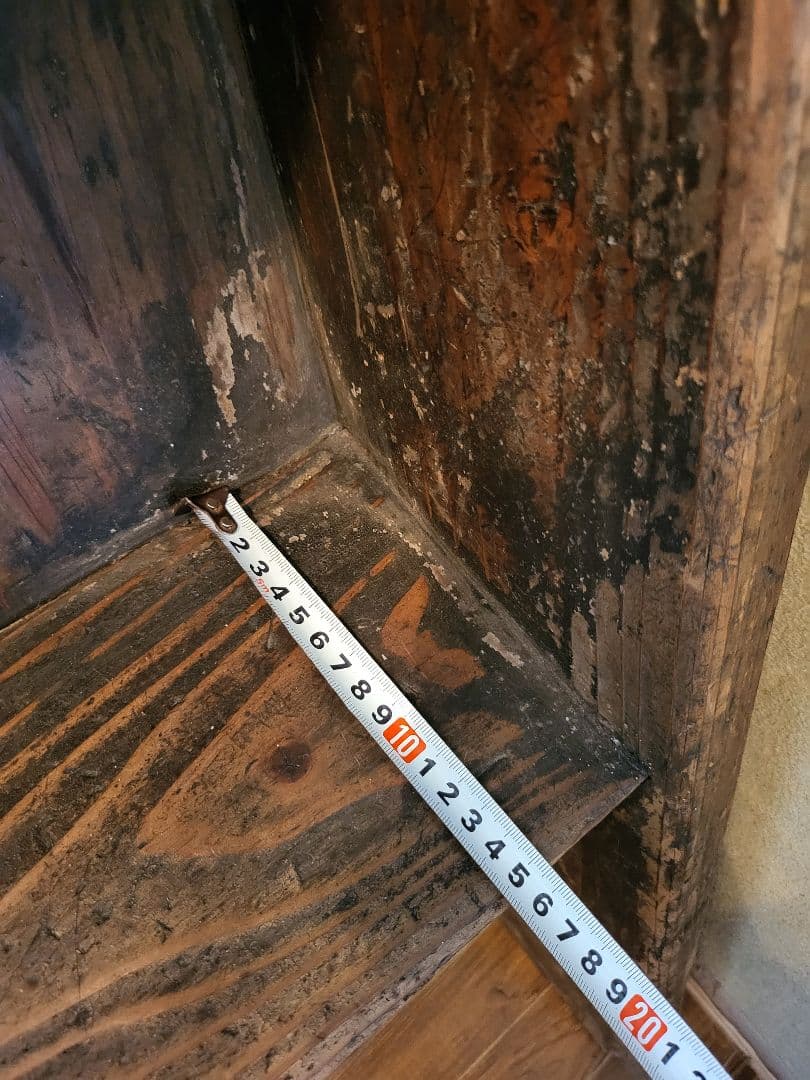 木製 階段　4段　古民家　飾り棚　展示台　什器　アンティーク