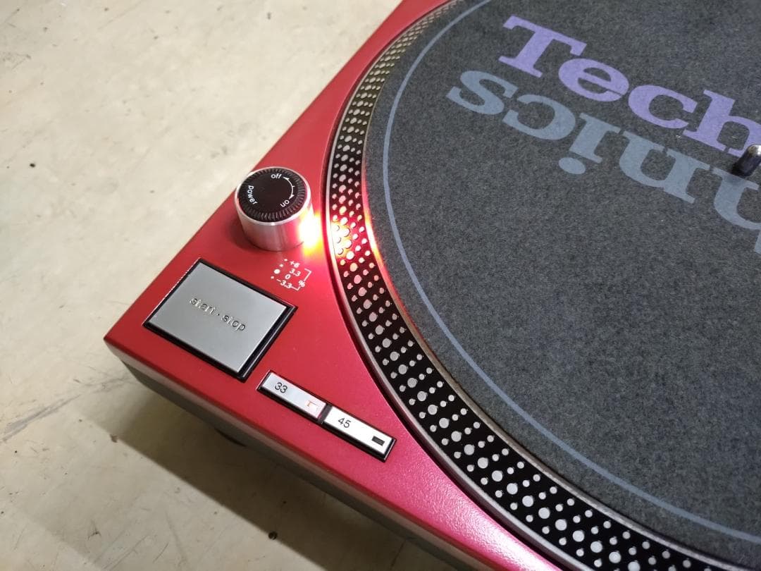 美品！レア！レッド！ Technics SL-1200 MK3D 2台セット！