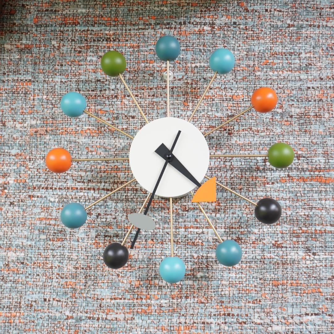展示品 Vitra Ball Clock/ボールクロック マルチカラー壁掛け時計