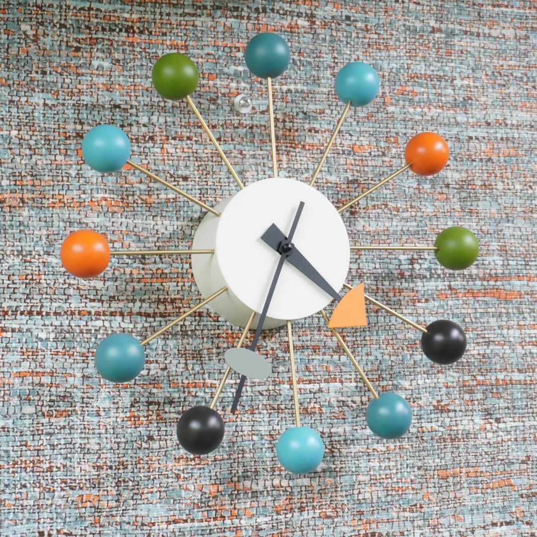 展示品 Vitra Ball Clock/ボールクロック マルチカラー壁掛け時計