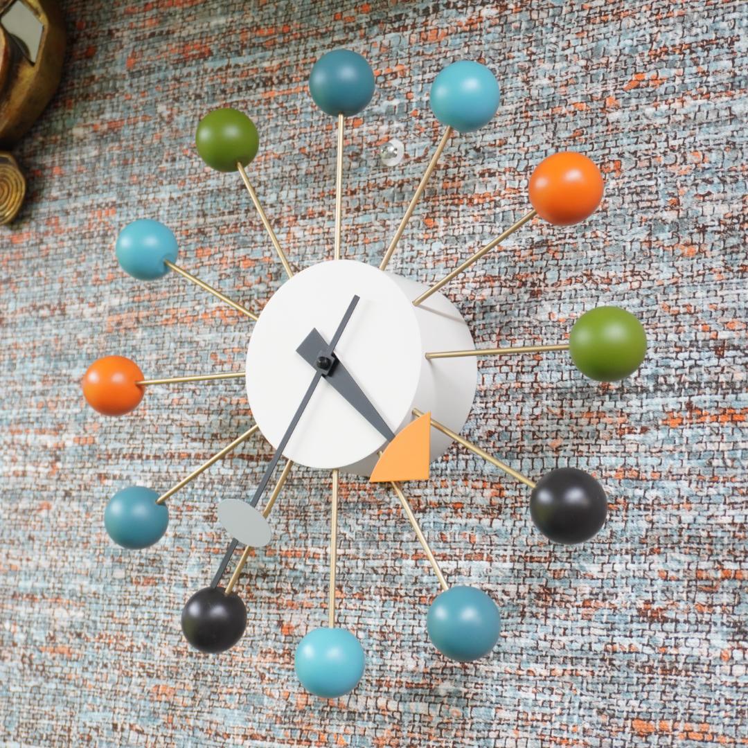 展示品 Vitra Ball Clock/ボールクロック マルチカラー壁掛け時計