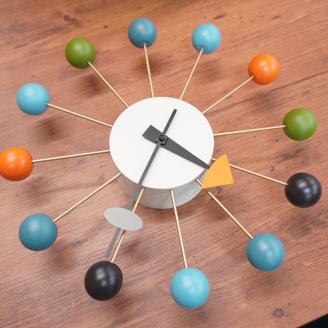 展示品 Vitra Ball Clock/ボールクロック マルチカラー壁掛け時計