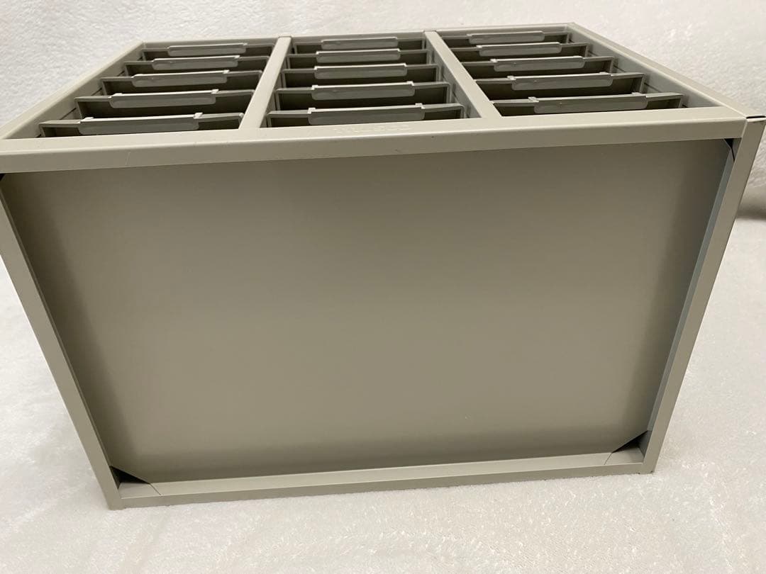 TRUSCO中山 バンラックケース B型 3列5段 B-35-NG ネオグレー