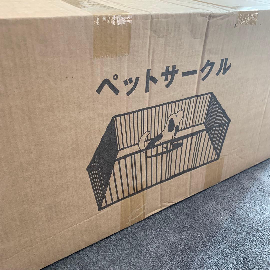 PETTOM ペットサークル 犬 サークルケージ (高さ70cm 白い16枚)