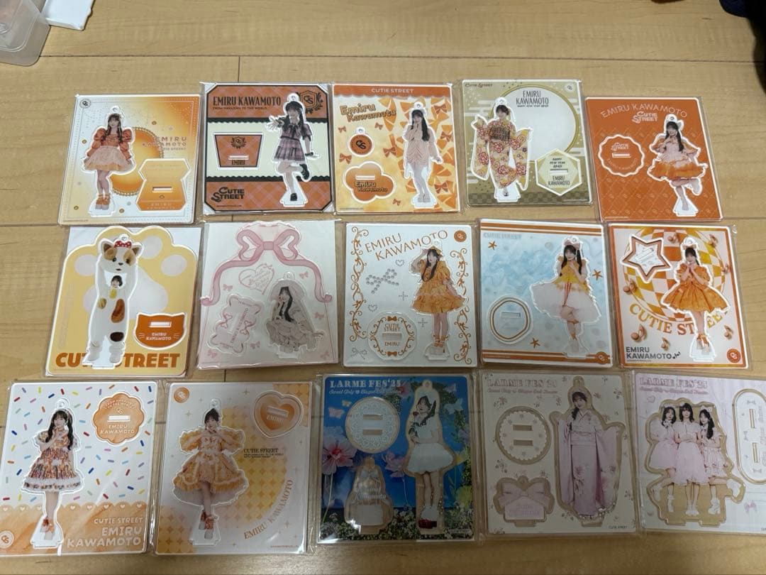 川本笑瑠アクリルスタンド15個セット