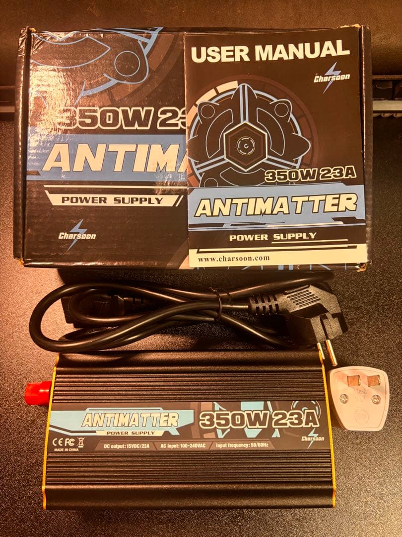 値下げ ANTIMATTER 安定化電源＋充電器 セット