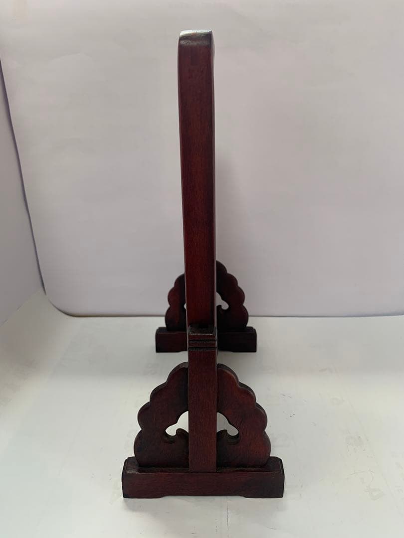 中国美術　民国时期　砚屏 陶板 送料込み