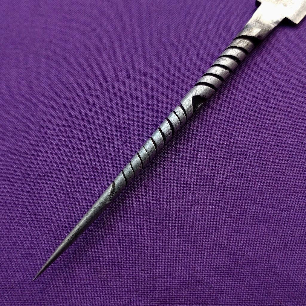 うぶけや 封切り小刀 硯小刀 ペーパーナイフ 千枚通し 刃長約73㎜《0265》