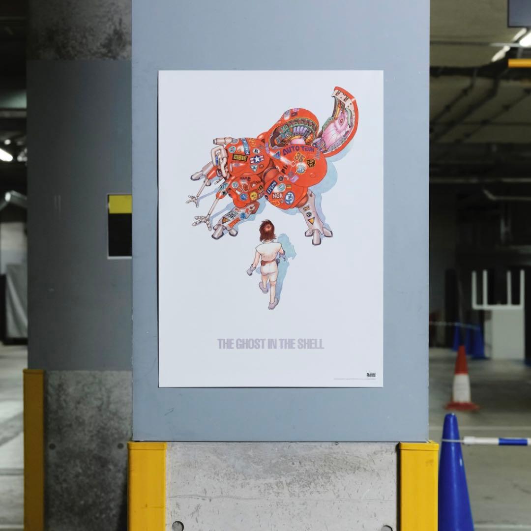 3枚セット 士郎正宗 大友克洋 AKIRA 攻殻機動隊 ポスター ポストカード