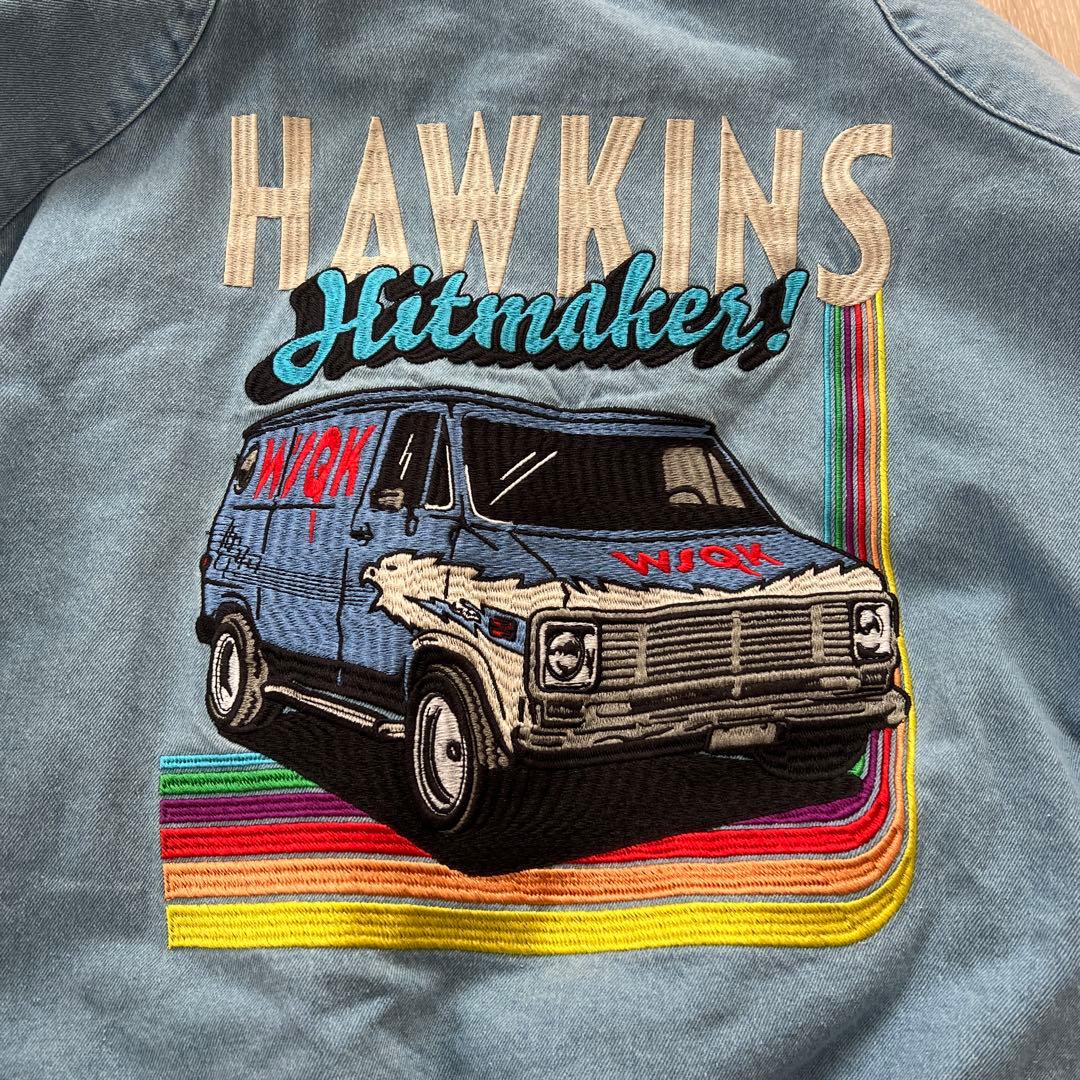 ストレンジャーシングス　ニコアンド　コラボ　デニム　ブルゾン