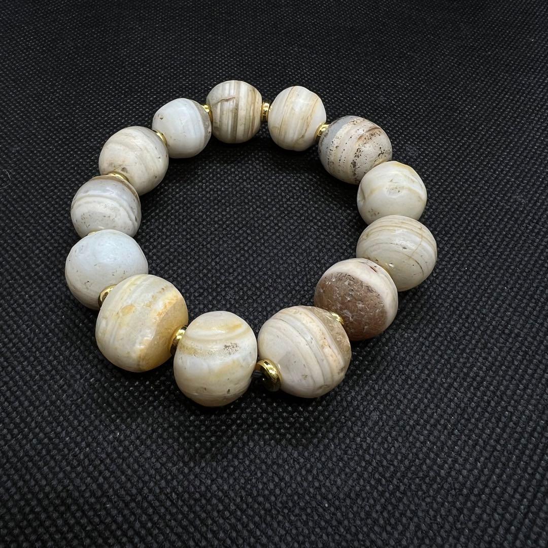 【アンティーク ビーズ】アンティーク アゲート ビーズ 1200年-1700年前