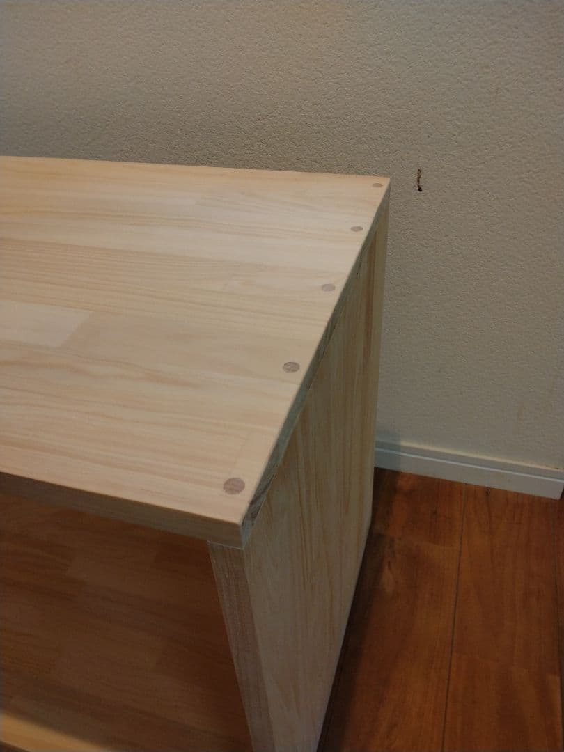 木製　ハンドメイド　オーダー　ロの字　棚　シェルフ　ラック　水槽台　テレビ台