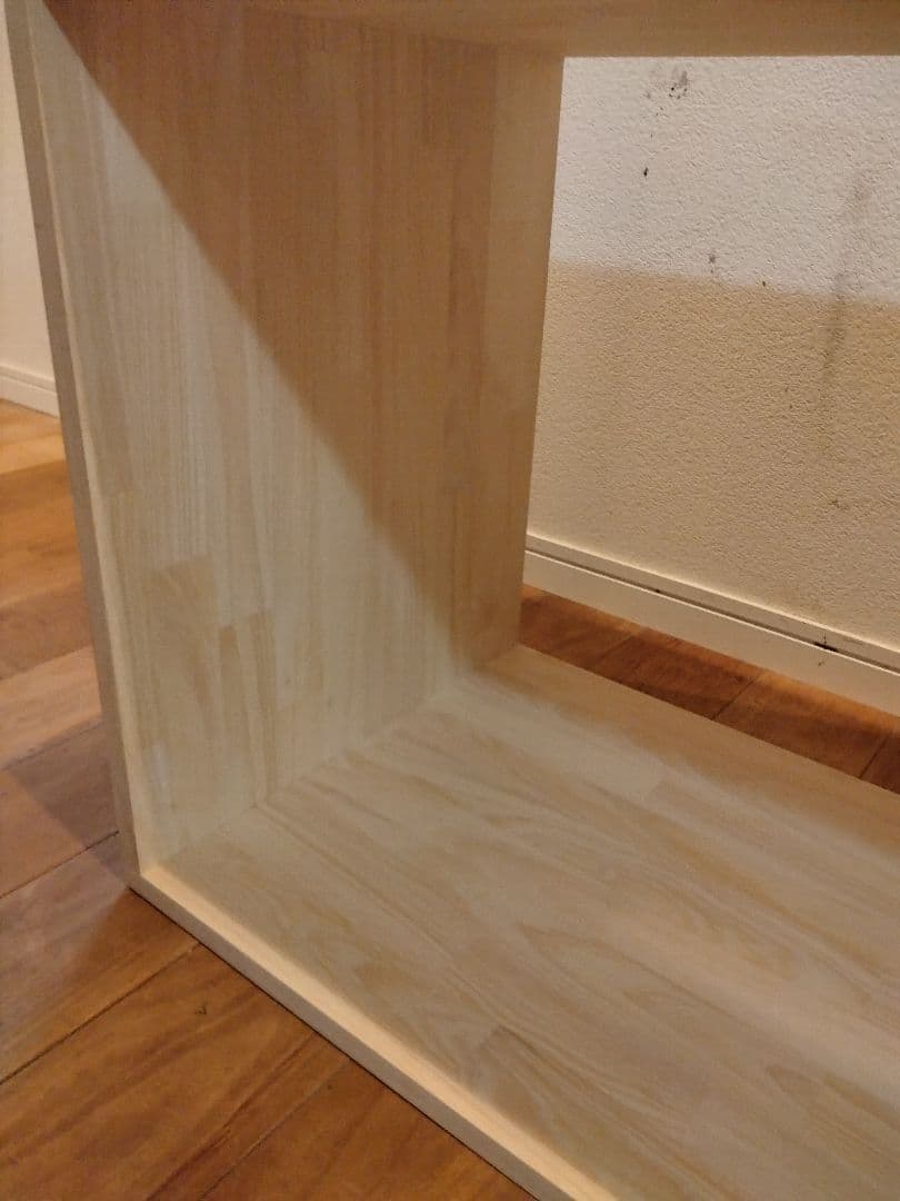 木製　ハンドメイド　オーダー　ロの字　棚　シェルフ　ラック　水槽台　テレビ台