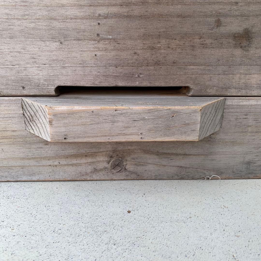 ミツバチ　巣箱　巣枠付き　雨晒し済み