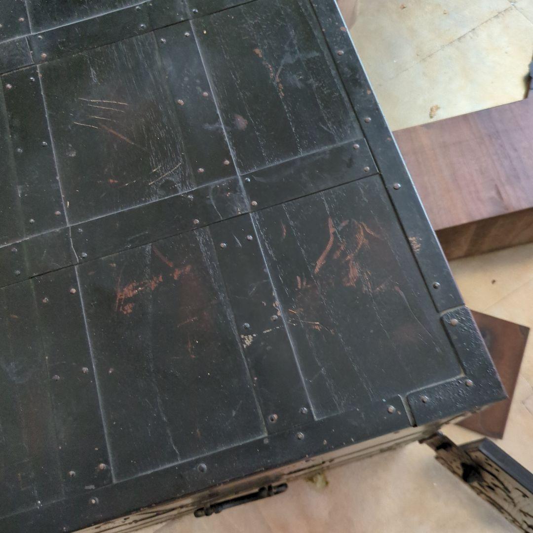 れいちゃん 箪笥 古材 古金具 引き出し 隠し箱 手提げ 飾り棚