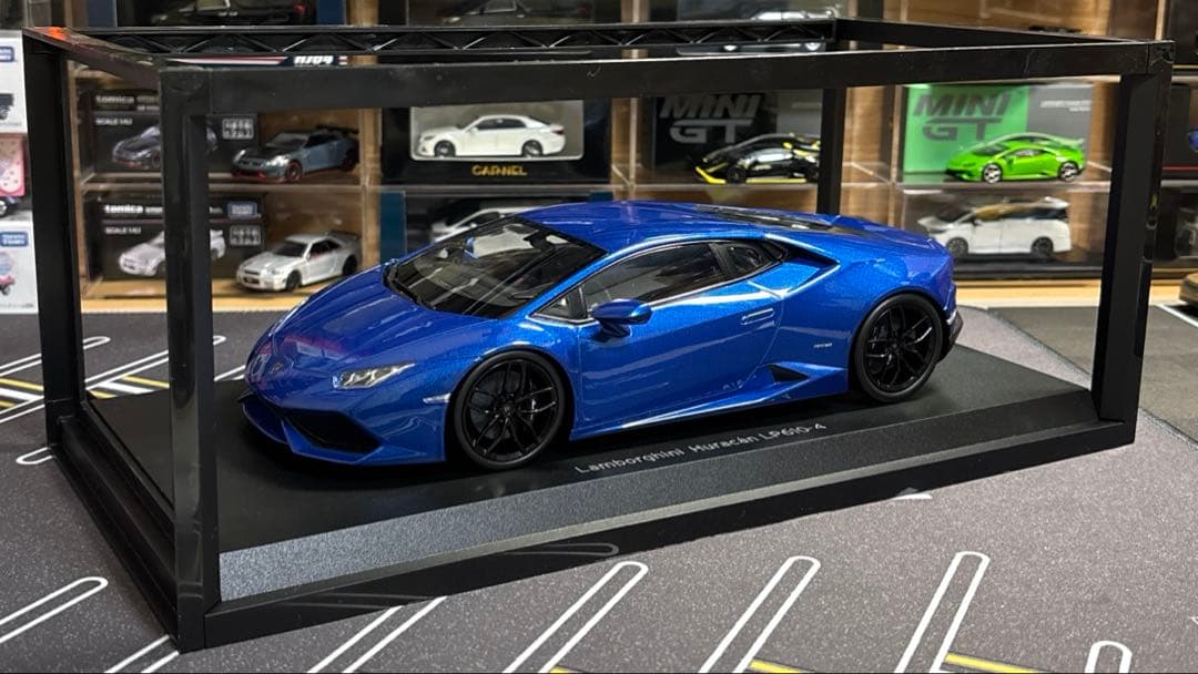 京商 1/18 ランボルギーニ ウラカン LP610-4 ブルーメタリック