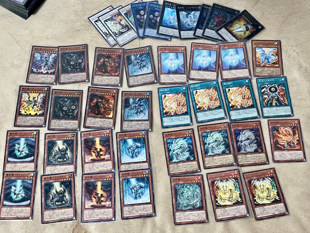 3*読様 遊戯王 引退品 決闘都市スリーブ4種 デッキ4種