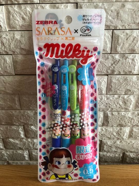 サラサクリップ×不二家 ペコちゃん　限定品