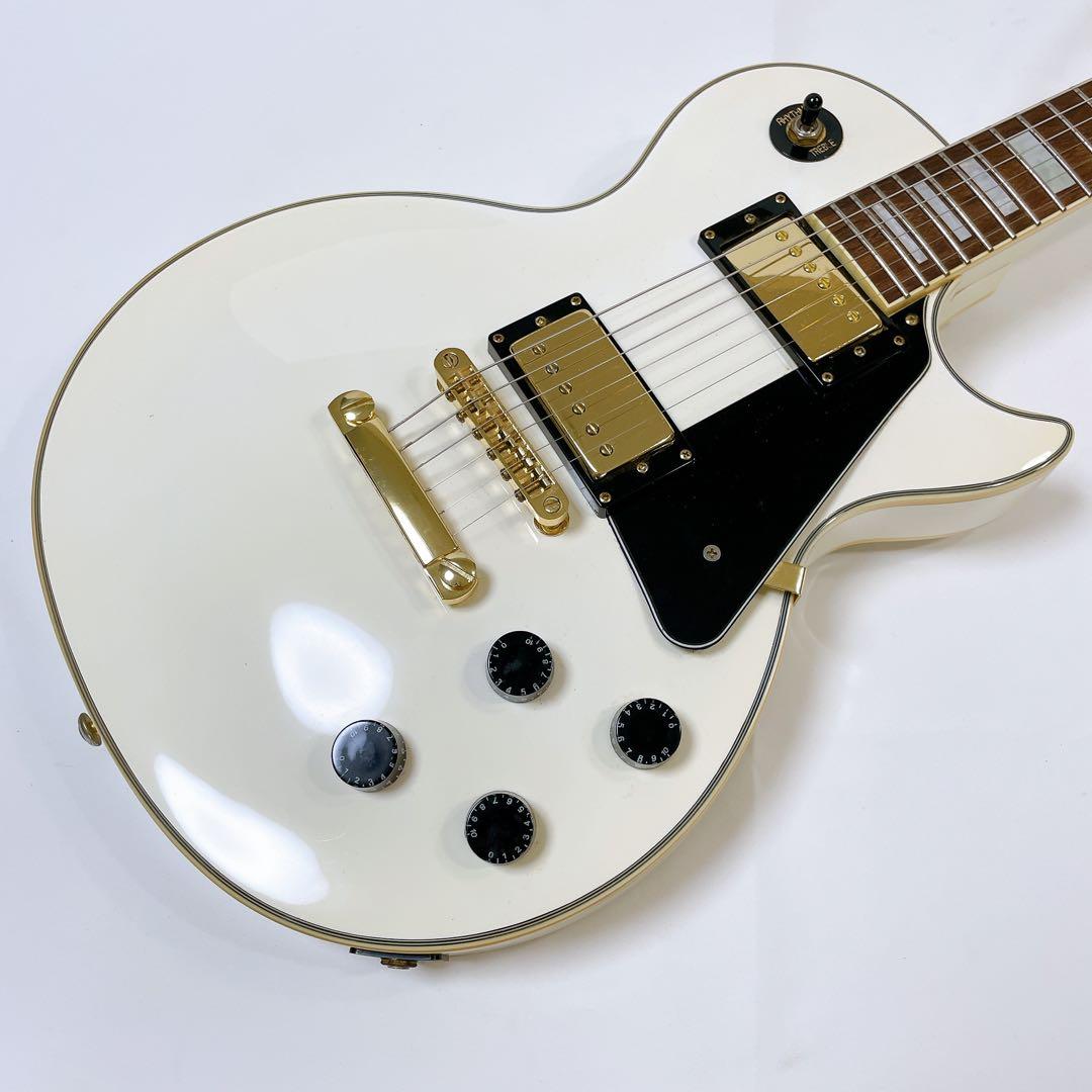 BUSKER'S バスカーズ　レスポール　白　ホワイト　ケース付き