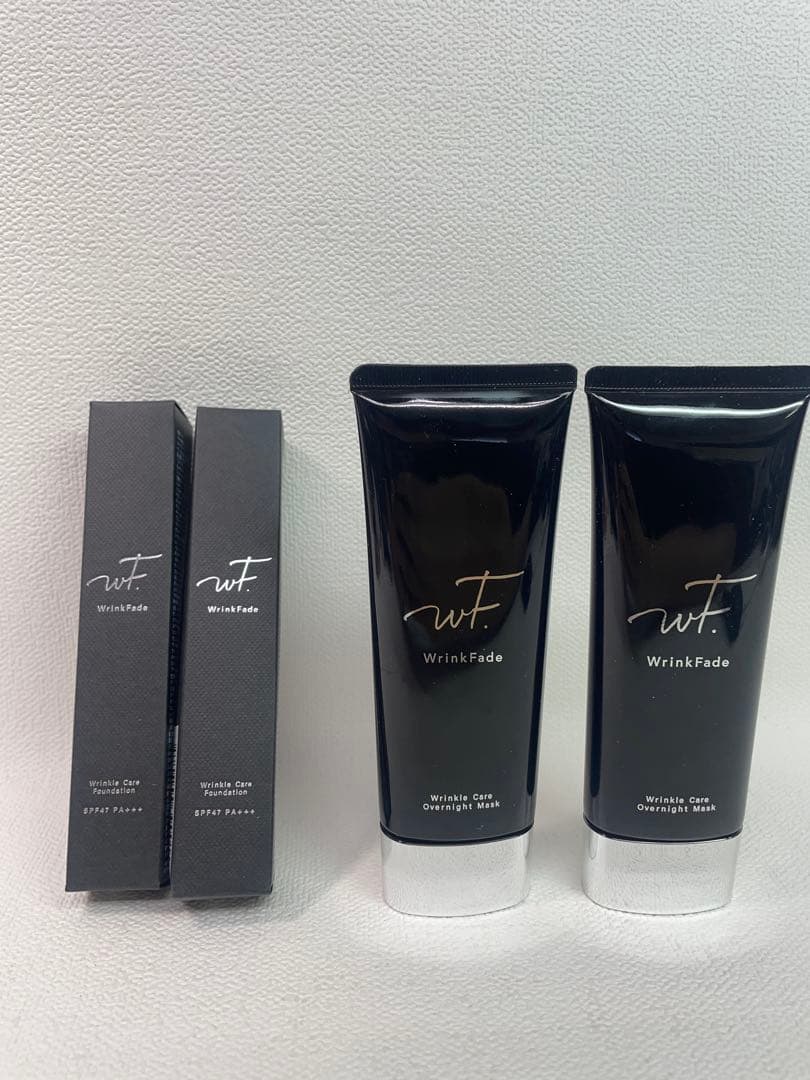 WrinkFade カバーファンデーション　オーバーナイトマスク 4本セット