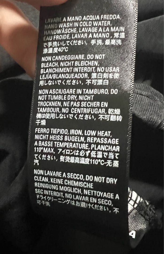 BALENCIAGA オーバーサイズブラックTシャツ Mサイズ