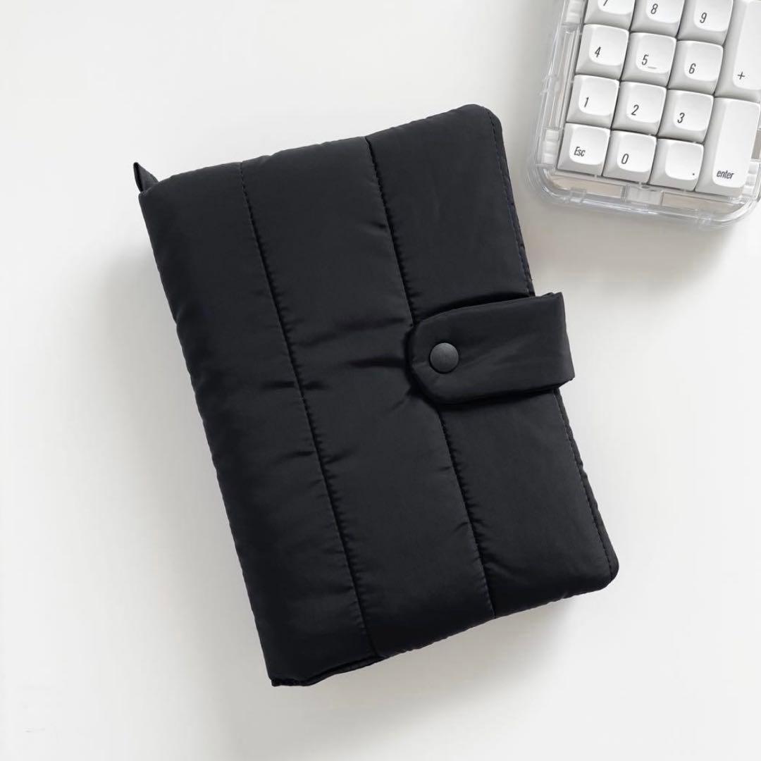 早い者勝ち　韓国　バインダー　カバー　貯金　現金管理　ブラック　コースター