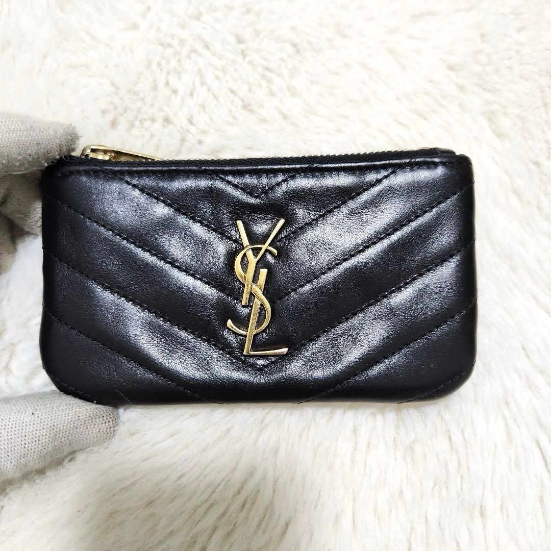 ✨極美品✨サンローラン　ケース　キーリング　カサンドラ　キルティング