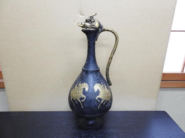 正倉院写　天馬画鳳凰蓋水注　MA73