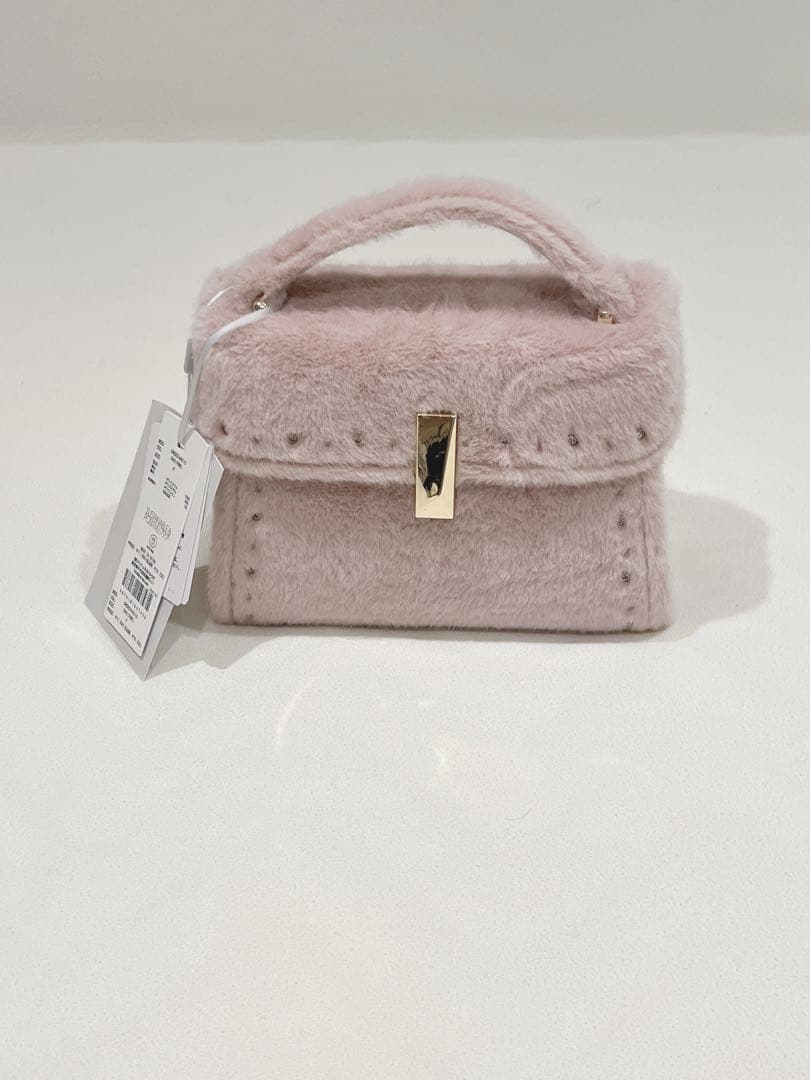 CELFORD ビジュースタッズファーポシェット PNK