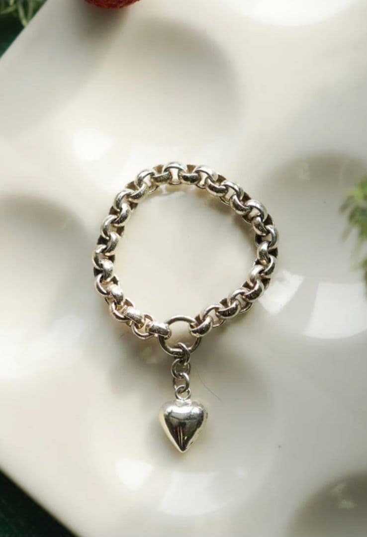 シルバーハート　チェーンリング　イロンデール