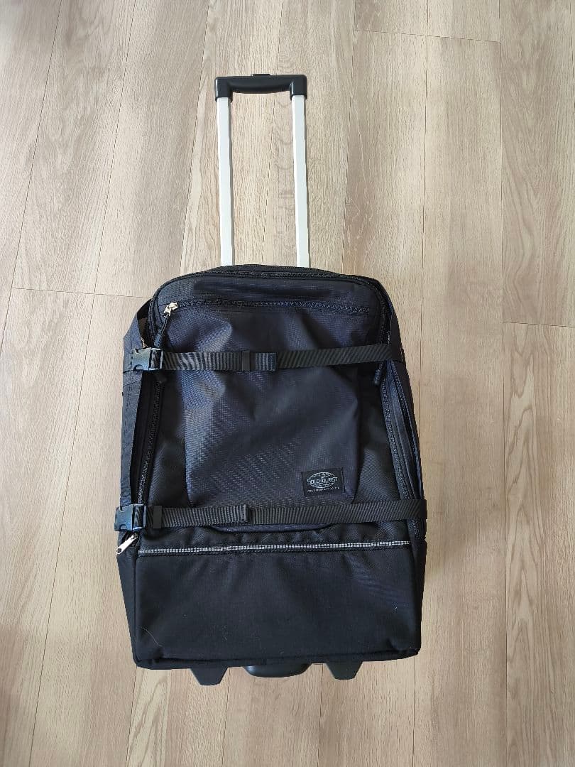 ソロツーリスト★アブロードキャリー★リュック＋キャリー★ブラック★43リットル