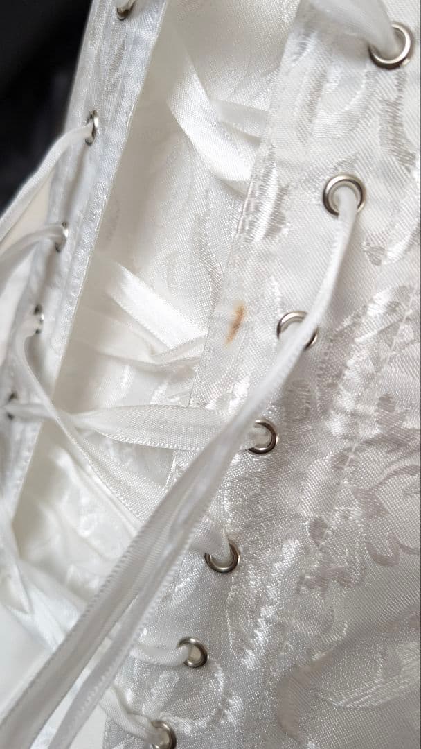 mei/ウェディングドレス　トレーン＆ベール＆インナースカート付き