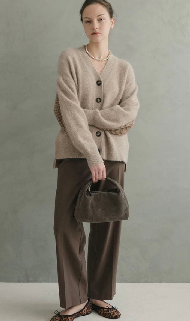 LiSALiSAashiyaリサリサ芦屋　2WAYスウェードバッグ