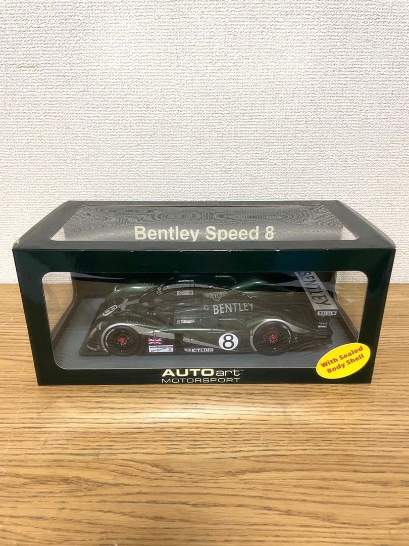 美品 AUTOart ベントレー Bentley Speed 8 1/18