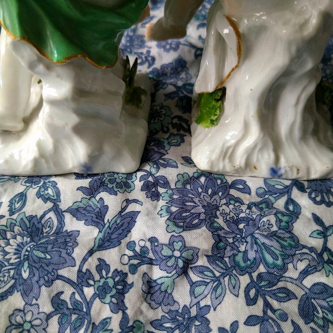 ✤マイセン(Meissen)フィギュリン天使2体セット✤