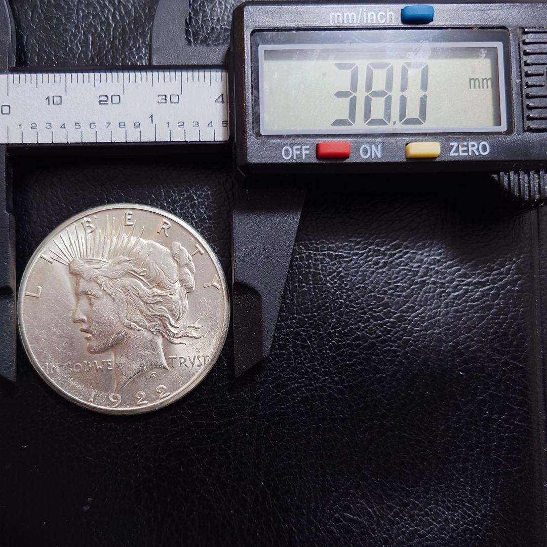 1922年 アメリカ銀貨 ピースダラー 1ドル銀貨 SV900フランクリンミント