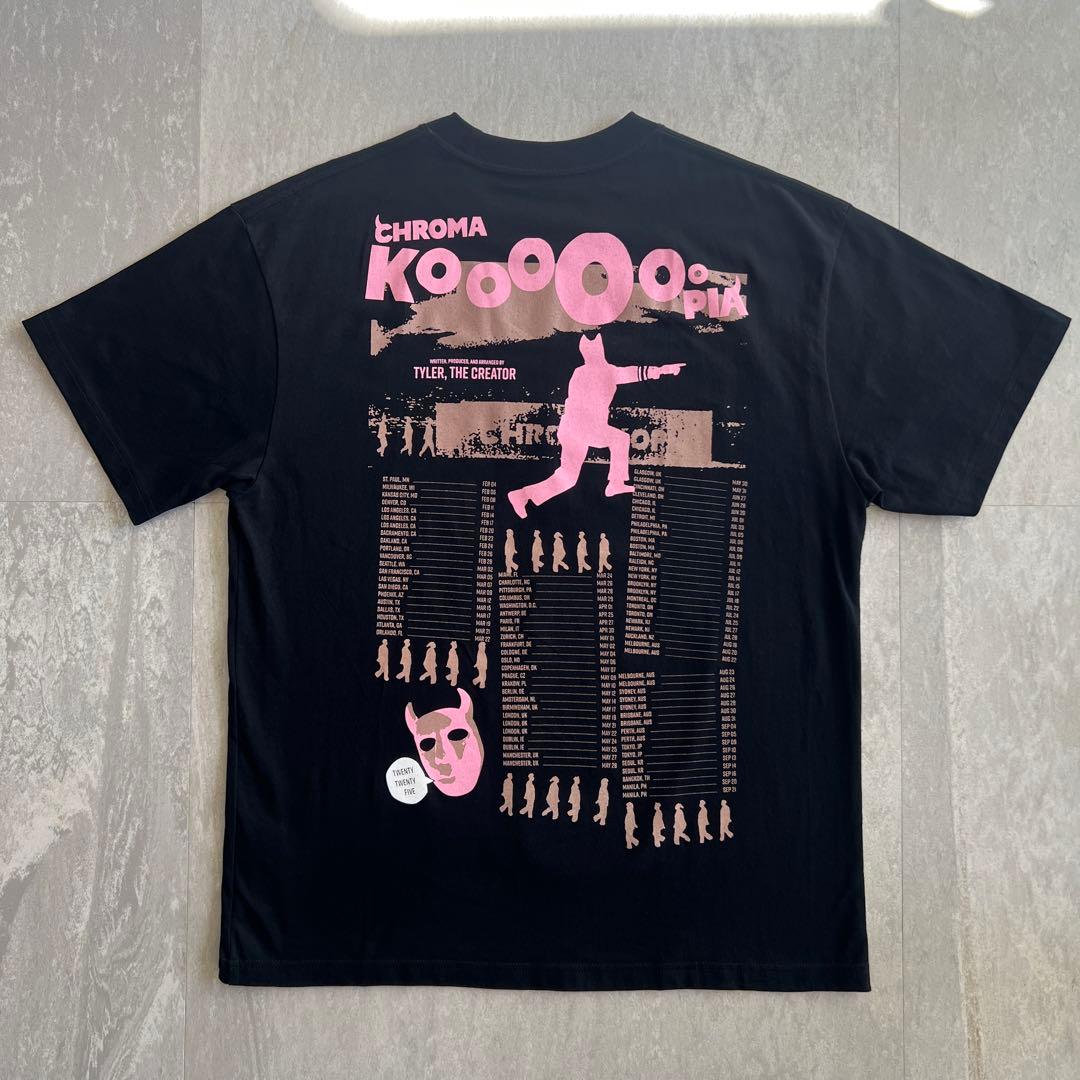 ミュージシャン Tyler The Creator BLACK TOUR TEE