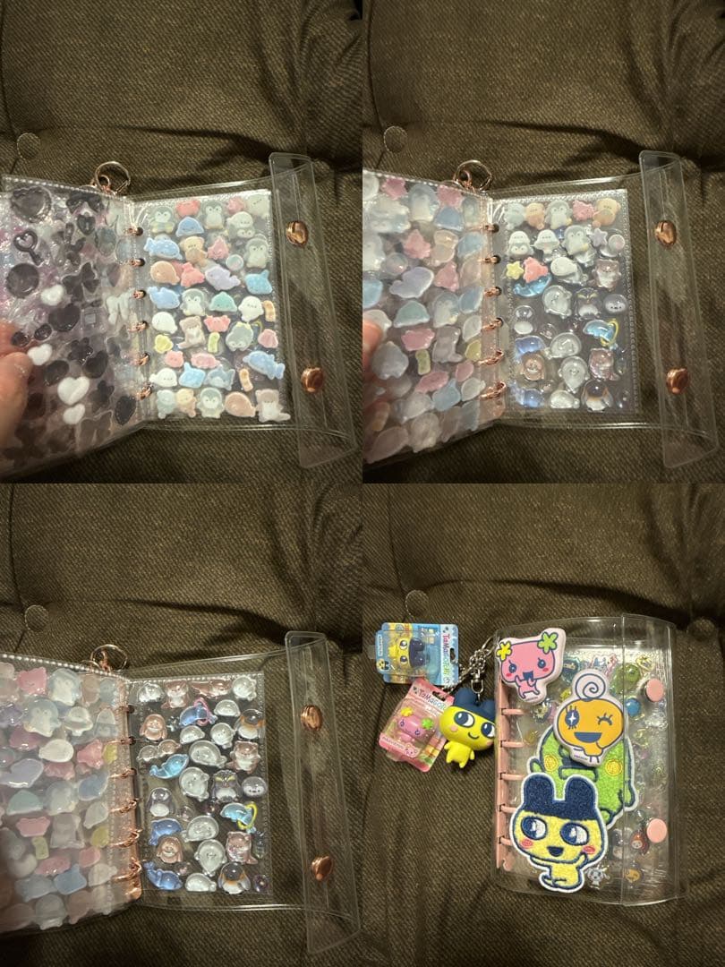 シール帳　完成品　３冊　たまごっち　サンリオ　しずくちゃん　たまごっちシール付き