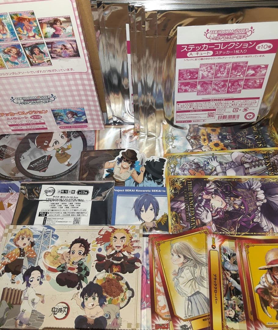 アニメグッズ 紙類・薄物 大量 まとめ売り 1000点