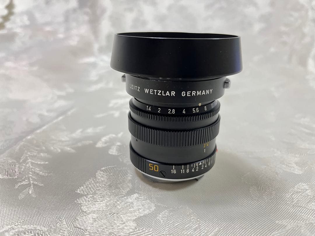 ライカ　ズミルクス　Summilux　f1.4 50mmレンズ フード付　美品